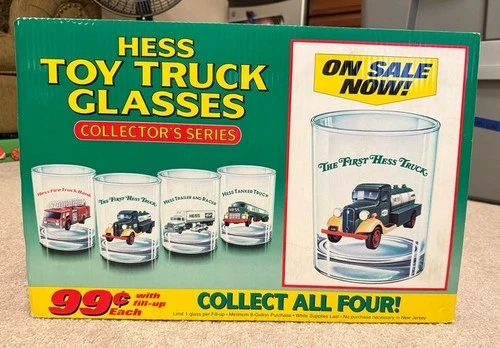 Hess Sign Original Vintage Advertising Cardboard Counter Display 1996