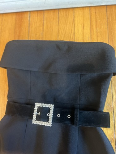 Rebecca Vallance Yvonne strapless crêpe and tulle gown New Size 2 US/ 6 UK Black - Picture 9 of 16