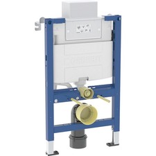 Geberit 820mm Duofix Wall Hung Toilet WC Frame & Alpha Dual Concealed Cistern