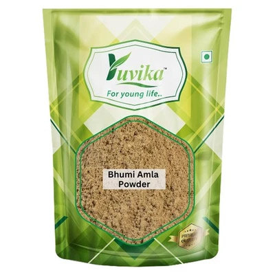 YUVIKA Organic Bhumi Amla Powder Bhoomi Awla Powder Phyllanthus Niruri Fillanto