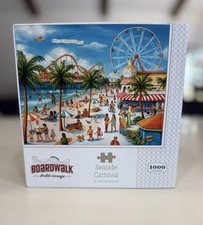 Seaside Carnival 210 Piece Jigsaw Puzzle Boardwalk New