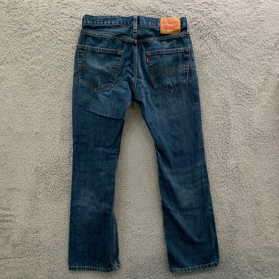 LEVIS Jeans Mens 31x29 Measured Size Blue Tag Size: 31x30 527 - Image 2 of 4