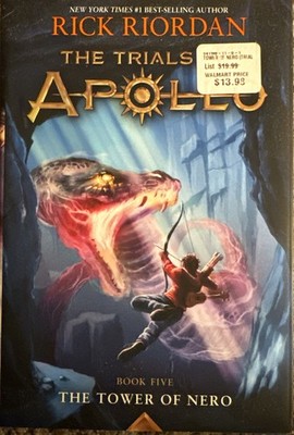 Tower of Nero-Trials of Apollo, the Book Five by Rick Riordan (2020, Hardcover)