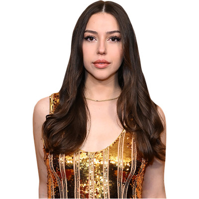 Mariam Raidi (goldfarbenes Kleid) Half Body Buddy Cutout