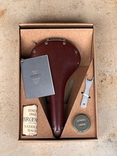 Image of NEW! Brooks BROWN Limited Edition SWALLOW Ti saddle. Titanium Rails. BNIB