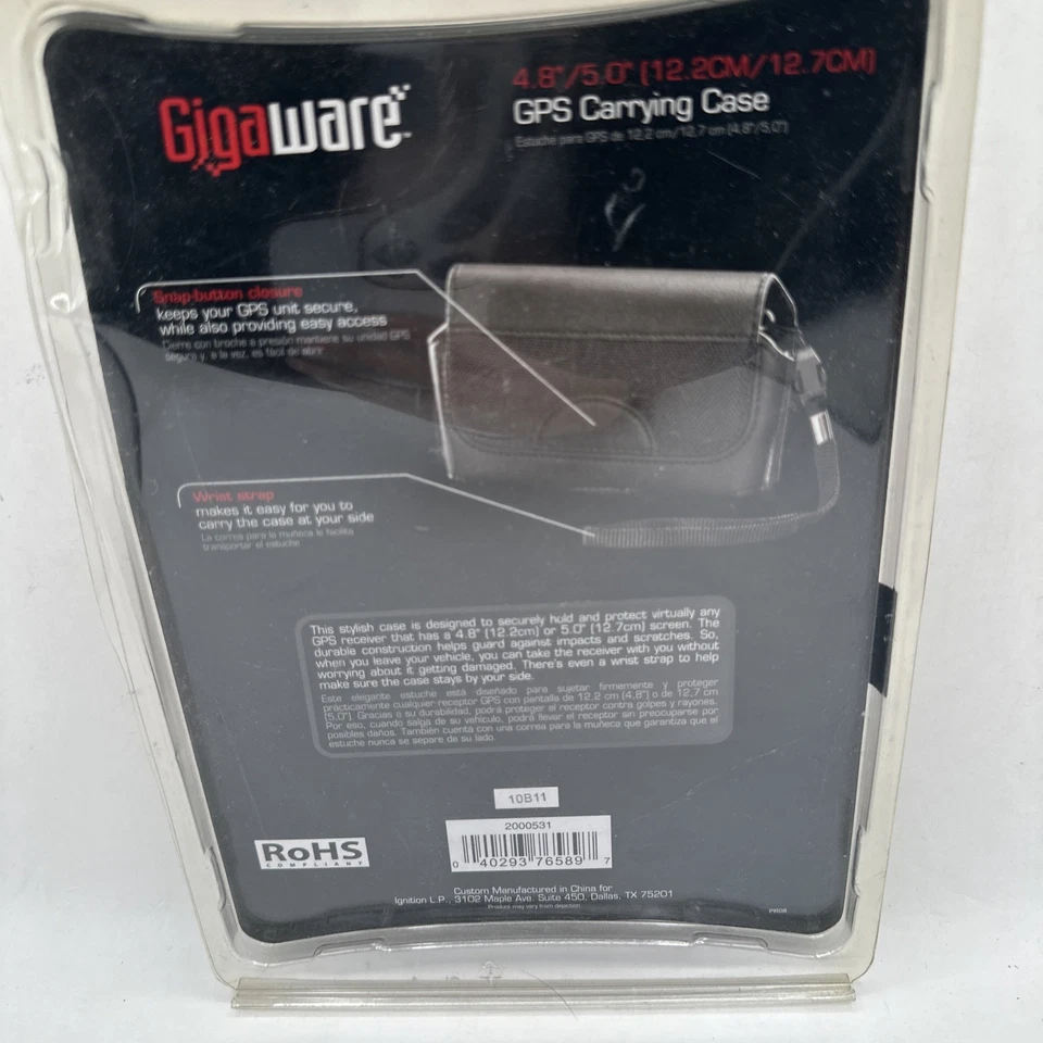 GIGAWARE GPS CARRYING CASE 4.8"/5.0"- 2000531  *NEW* - Image 2 of 2