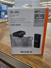SONY ECM-W2BT Digital Camera Mount Bluetooth Wireless Microphone Test Completed