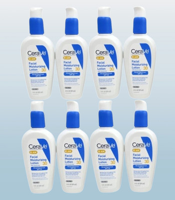 CERAVE AM FACIAL MOISTURIZING LOTION SPF30 W/ SUNSCREEN 3 OZ EXP: 11/2027 8PCS