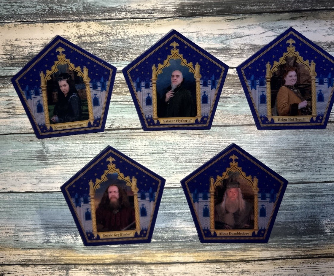 Harry Potter Chocolate Frog Cards Set of 5 The Wizarding World