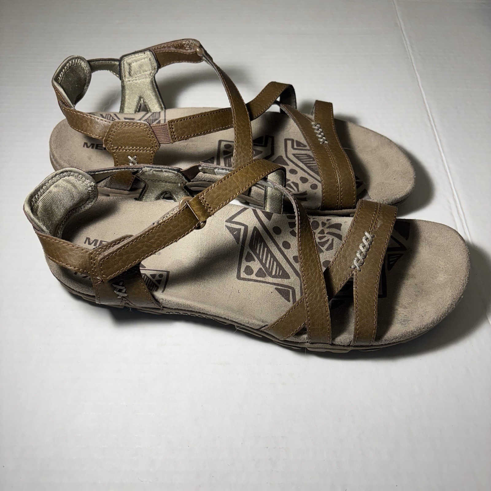 Sandali Merrell donna Terran 3 Cush Lattice Dark Earth taglia 11 USA J003276Merrell