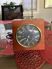 Vintage Seth Thomas Cathay Electric Alarm Clock MCM Pagoda Style Tested & Works