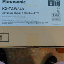 Panasonic KX-TAW848 KX-TAW Hybrid VoIP PBX Phone Switching System, Wireless
