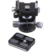 LG28Q Low Center of Gravity Ball Head Camera Gimbal Quick Release Plate 67x40mm