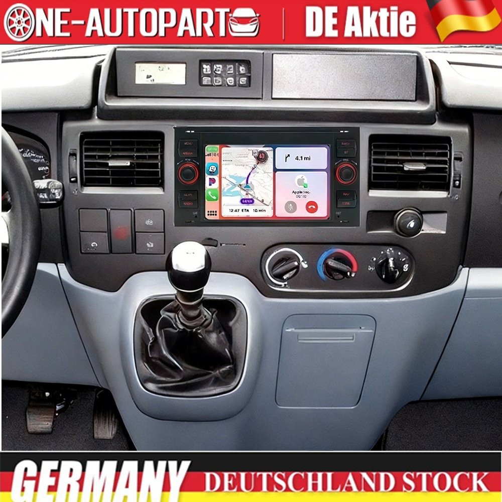 Radio de coche Android 13 para Ford Transit 2006 2007 2008 2009-11 Carplay GPS+ cámara DE