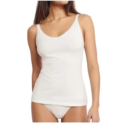 Sloggi Damen Unterhemden 2er Pack GO Shirt 01 C2P Spaghettiträger Bio-Baumwolle - Bild 1 von 4