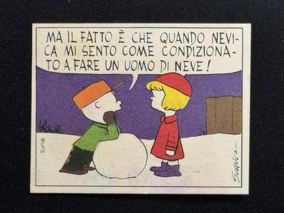 1971 Peanuts, Schulz - Figurine di Linus - #105 Charlie Brown, Snowman ￼