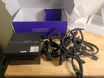 EVGA Supernova 850 G5 80 Plus Gold 850W Fully Modular Power Supply w/ Power **EC