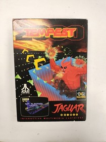ATARI JAGUAR TEMPEST 2000 CIB 1994 FAN FAVORITE GAME- BOX -MANUAL AUTHENTIC 