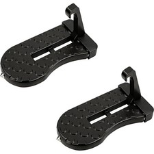 1 Pack Foldable Aluminum Car Door Step Foot Pedal 400lb SUV Truck Hook