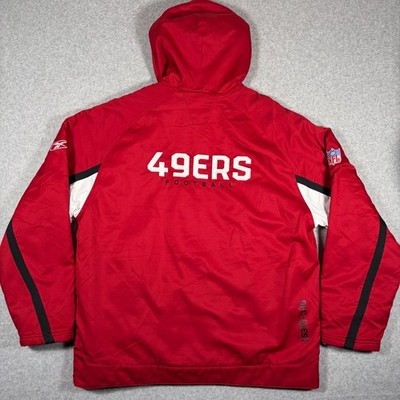 Reebok Sideline San Francisco 49ers NFL Football Jacket Mens XL