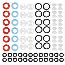 48 Pcs Tap Washers for Mixer Taps Assorted Uk for Most Faucets in Kitchens and B