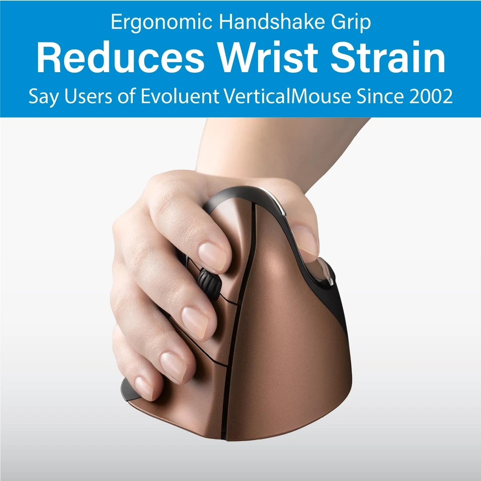 – Inventor of The Vertical Mouse – VM4SW Ergonomic Vertical Mouse Right Hand ... - Image 2 of 4