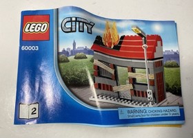 LEGO City 60003 Fire Emergency Set Complete w/ Manual & Box
