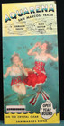 1950s Aquarena Brochure Risque Underwater Ballet Photo San Marcos TX Springs WOW — photo 1