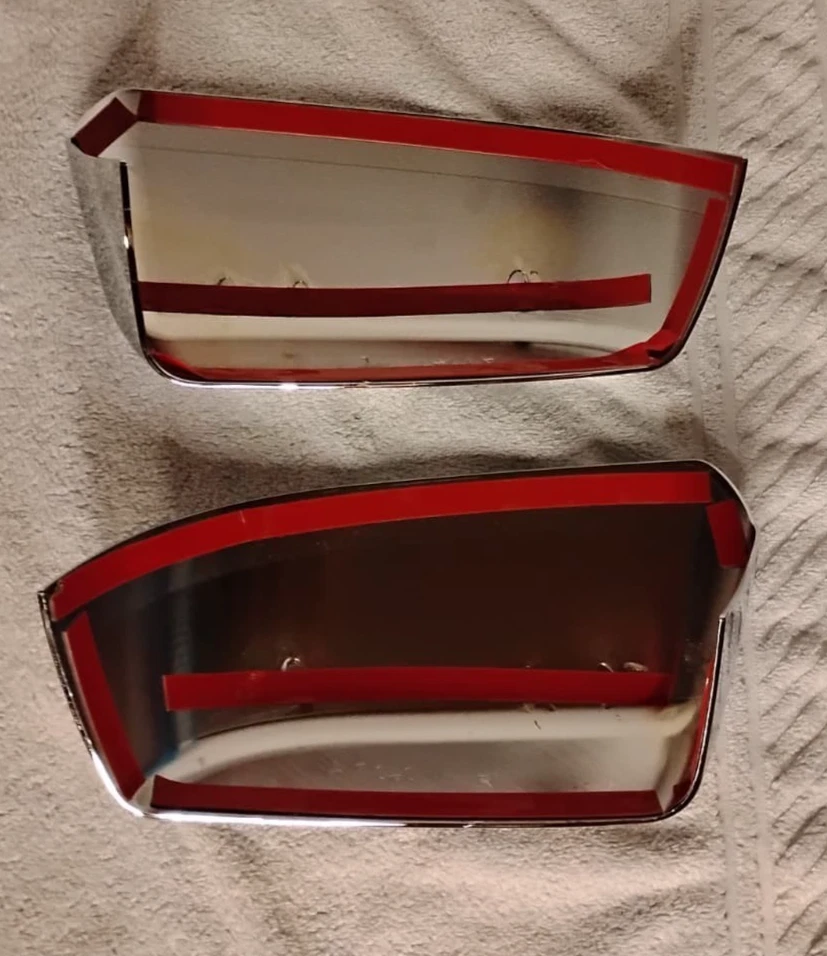 Car Exterior Chrome Plated Half Mirror Covers Cap Overlay Chevy Tahoe Subrban Foto 2 de 3