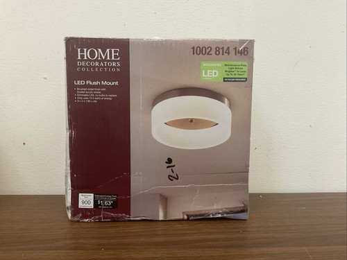 Home Decorators Collection LED Flush Mount 7.85” Brushed Nickel 1002 814 146