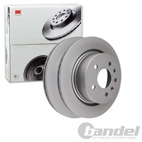 2X NK Bremsscheiben 286Mm BelÜFtet Hinten Passend FÜR Opel Omega | 313657