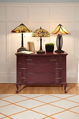 Quoizel TF878T 2-Light Kami Table Lamp in Vintage Bronze - Picture 2 of 3