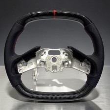 For Hyundai Genesis Coupe Black Carbon Fiber Custom Sport Steering Wheel For Hyundai Genesis Coupe Black Carbon Fiber Custom Sport Steering Wheel