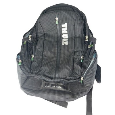 Thule Sweden Crossover Backpack Laptop Sunglasses Pocket Travel Hiking Black