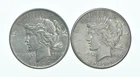 1922 & 1922-S Peace Silver Dollar $1 Bullion Collection Lot *197