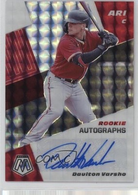 2021 Panini Mosaic Rookie Mosaic Daulton Varsho #RAM-DV Auto RC 0e2x
