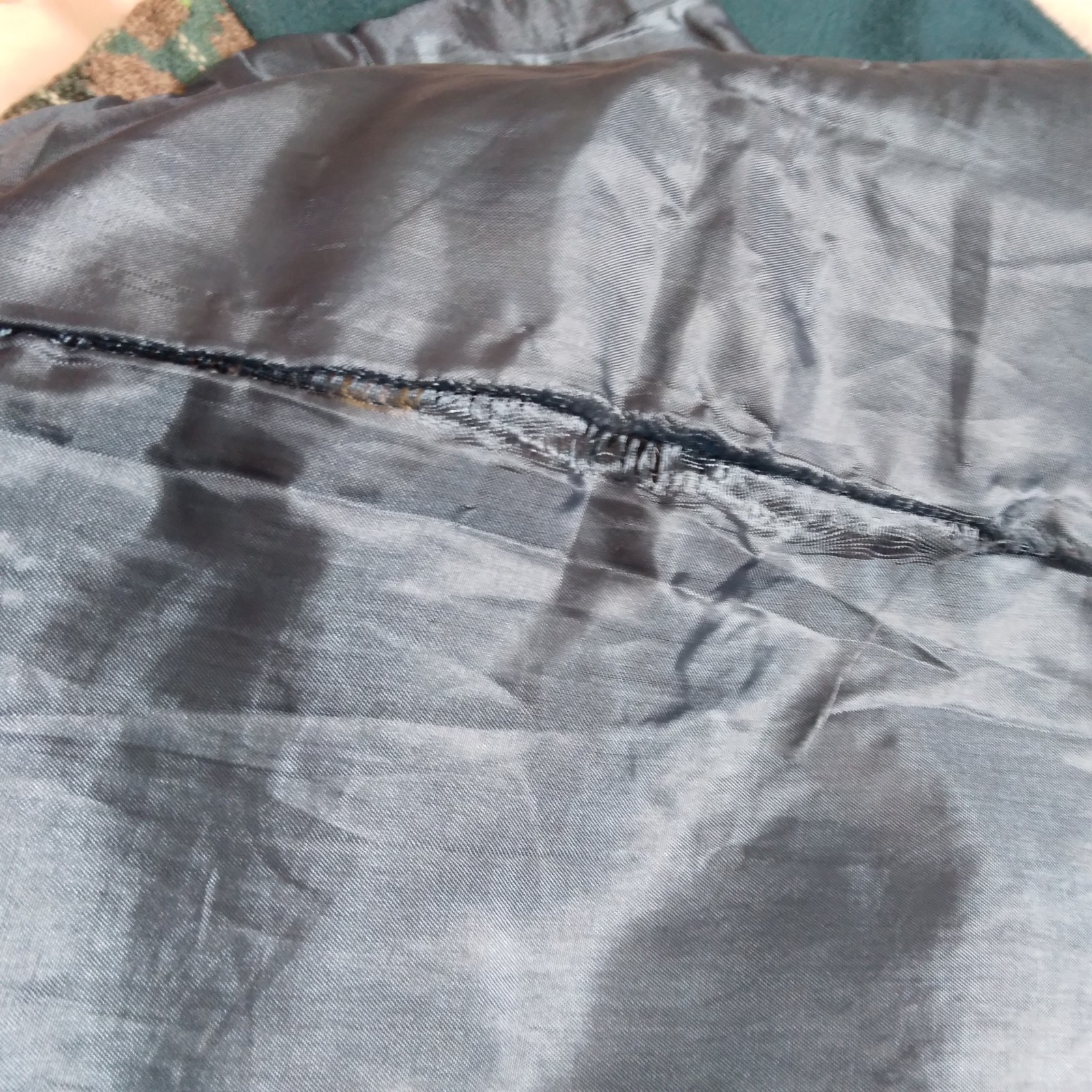 Sacred Threads Embroidered Patch Work Jacket Blue… - image 15