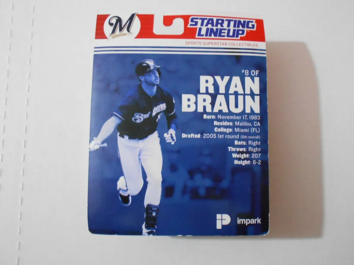 Ryan Braun 2018 Giveaway Miller Park Milwaukee Brewers "Batting"