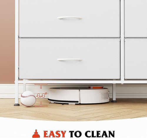 Multifunctional 6-Drawer Dresser - TV Stand - Fabric Storage - Easy Assembly - Picture 10 of 11