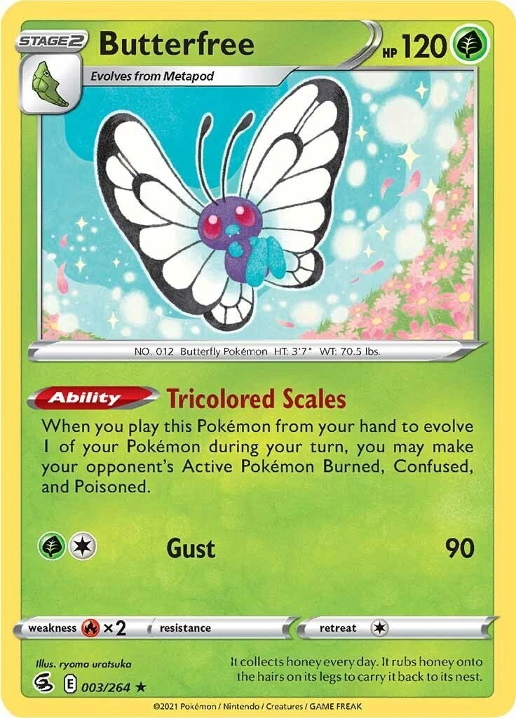 Butterfree Pokémon TCG Cards for sale | eBay