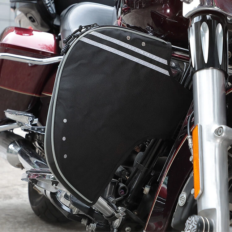 Bolsa calentador de piernas Soft Lowers Chaps para Touring Electra Road King Glide 1980-2023 Foto 2 de 4