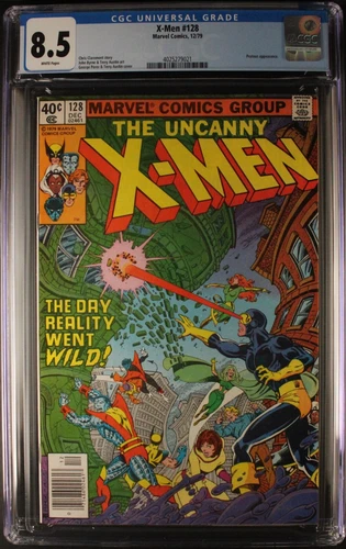 The X-MEN  #128  High Grade!  White Pages CGC  8.5    4025279021