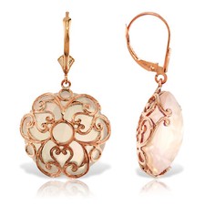 14K. SOLID GOLD LEVERBACK EARRING WITH CHECKE...