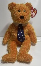 Ty Beanie Baby Pappa Orange Bear 2002 Father  s Day 10th Anniversary With Tag