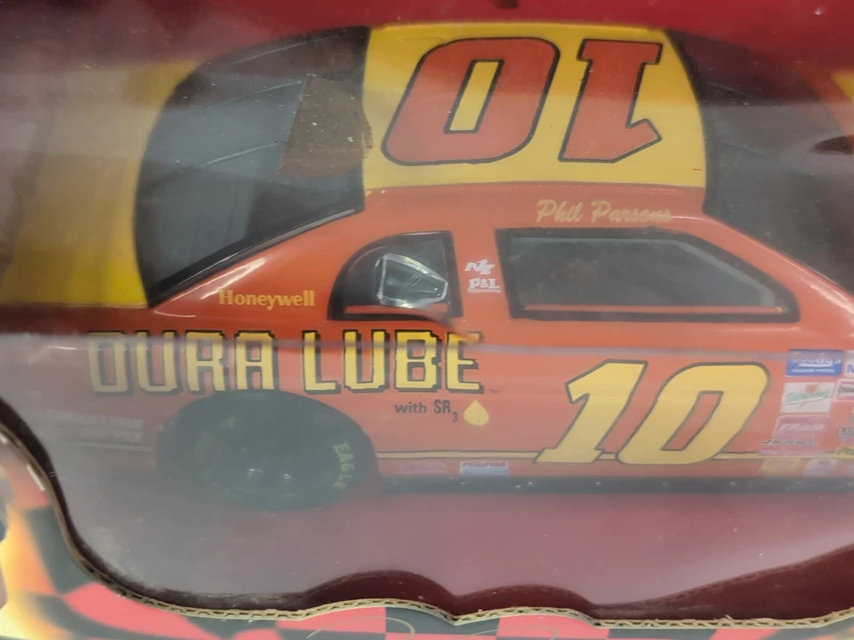 Racing Champions-NASCAR- PHIL PARSONS #10 "DURA LUBE" 1:24 Signature Series-1998 - Imagem 3 de 4
