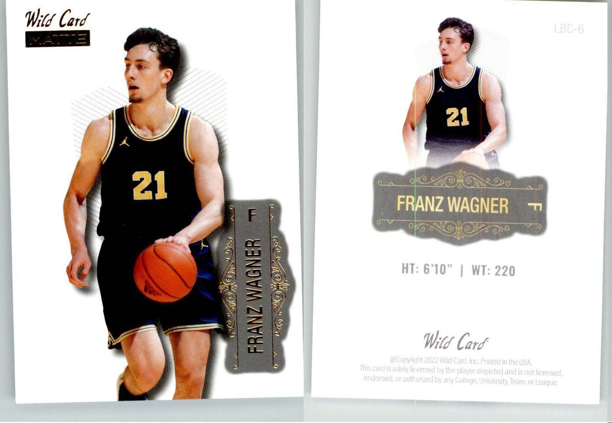 Franz Wagner 2022 Wild Card Matte LBC-6 Magic | eBay