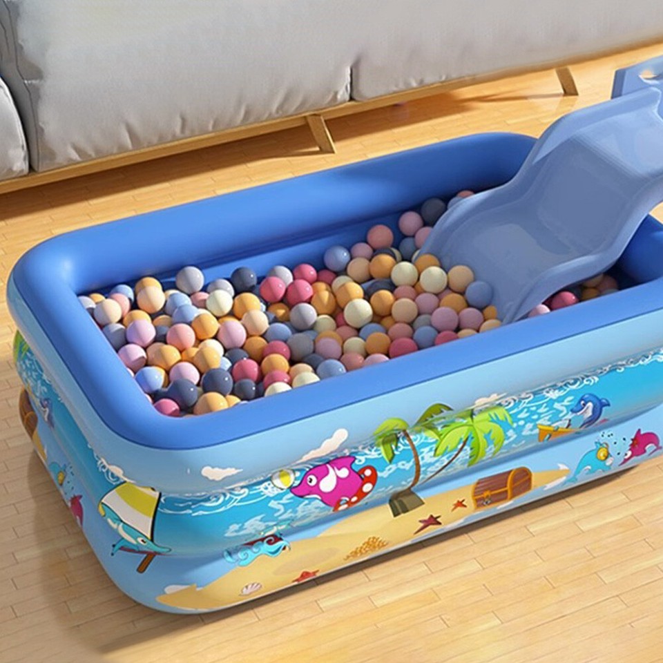 Inflatable Swimming Pool PVC Baby Bath Bathtub Cartoon Pattern for