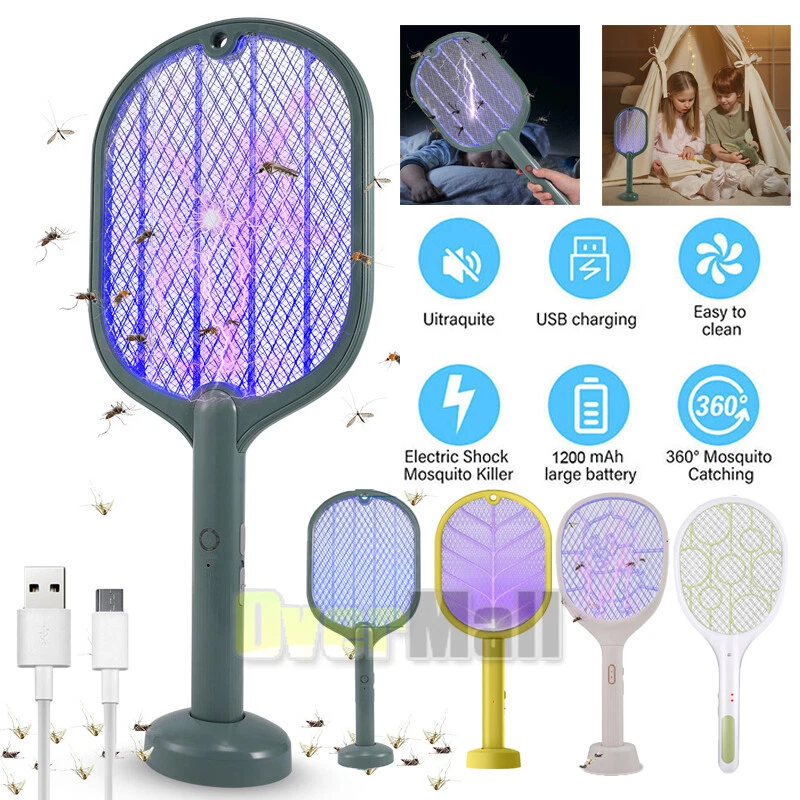 Rechargeable electronic mosquito bat deals