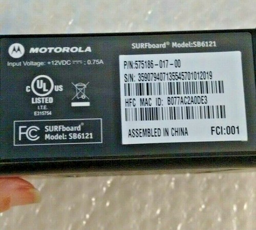 Motorola SURFboard eXtreme gaming Cable Modem DOCSIS 3.0 SB6121 no box - Bild 5 von 5