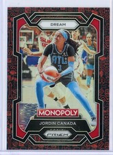 2024 Panini Prizm Monopoly WNBA 56 Jordin Canada Red Classic Icons Parallel